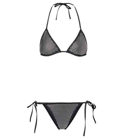 Hunza G Monica Lava Studded Bikini Hunza G