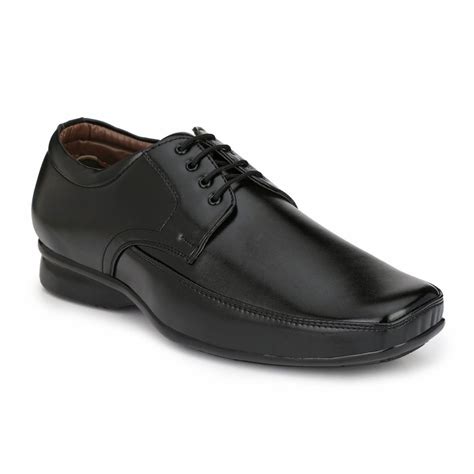 Lace Up Big Size Men Black Synthetic Leather Formal Shoes At Rs 999pair In Agra