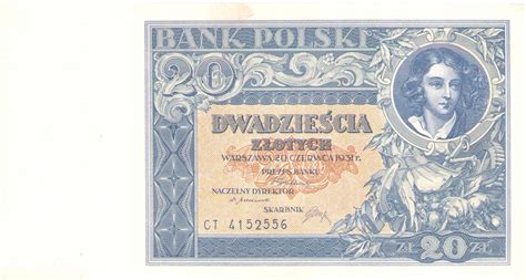 20 złotych 1931 seria CT archiwum niemczyk pl