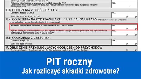 Limit Do Odliczenia Sk Adki Zdrowotnej Podatek Liniowy