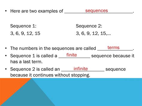 8.1 Sequences. - ppt download 