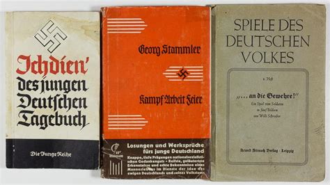 Lot Hitler Youth Propaganda Books