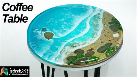 How To Make An Epoxy Ocean Table Resin Art Youtube