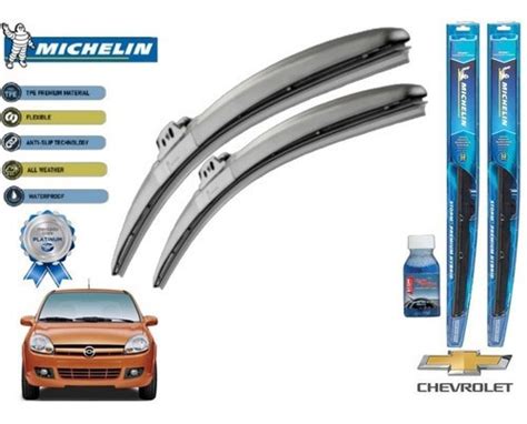 Par Plumas Limpiabrisas Chevrolet Chevy C2 2007 Michelin Envío gratis