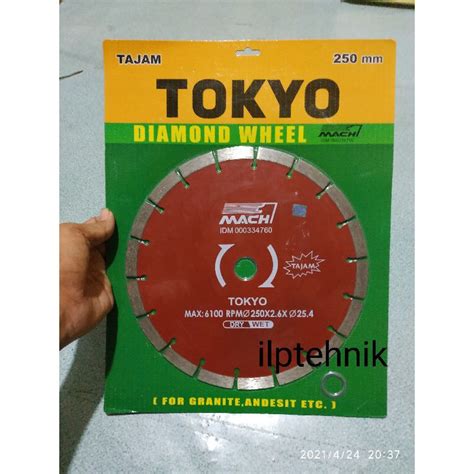 Jual Diamond Cutting Wheel Tokyo Mata Pisau Potong Granit Aspal