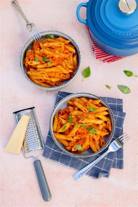 Pasta Met Romige Tomatensaus Lekker En Simpel