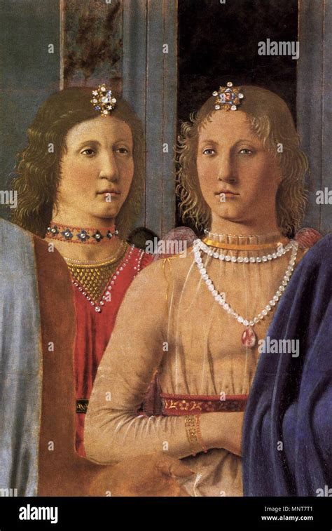 Piero Della Francesca Madonna And Child With Saints Montefeltro