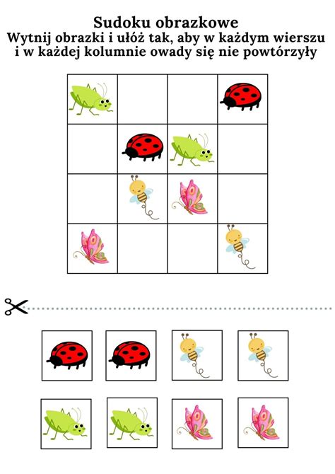 Sudoku Obrazkowe Z Oty Nauczyciel