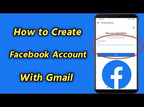 How To Create Facebook Account With Gmail Email Create New Facebook