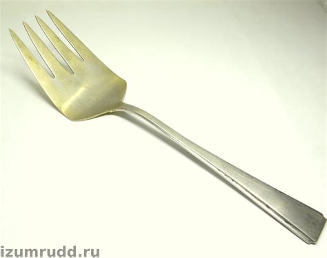 Серебряная вилка для рыбы 800 пробы