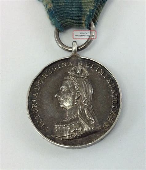 Spink Son Silver Miniature Queen Victoria Golden Jubilee Medal