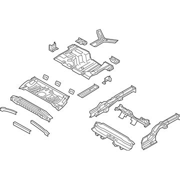 W Genuine Kia Panel Complete Rear