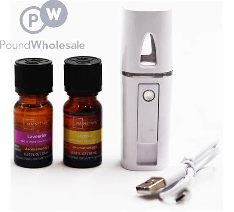 Wholesale Mainstays 100 Pure Essential Oil Diffuser Set 3pc Pound