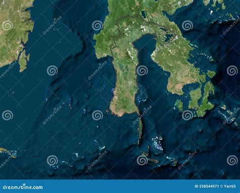 Sulawesi Selatan Indonesia High Res Satellite No Legend Stock