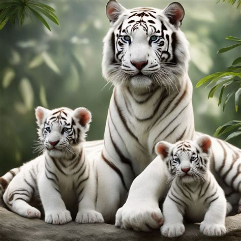 Cute White Tiger Cubs Wallpaper