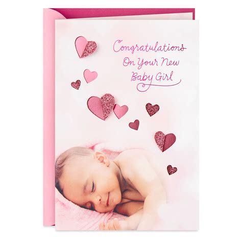 Beautiful Blessing New Baby Girl Card Greeting Cards Hallmark