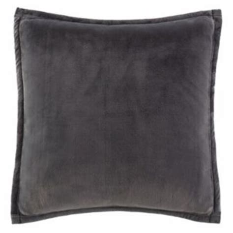 Ugg® Coco Luxe Square Throw Pillows In Charcoal Set Of 2 20 X 20 In