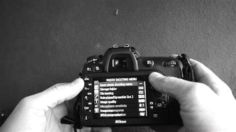 How To Take Black And White Photos On Nikon D7200 Youtube