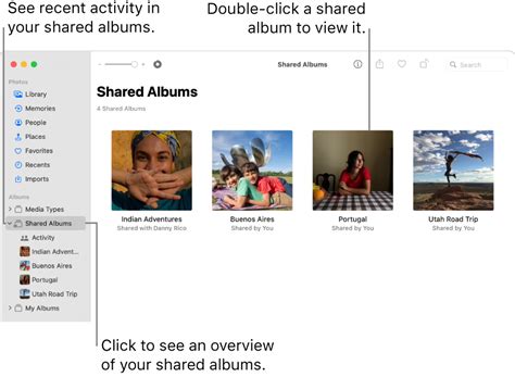 What Are Shared Albums In Photos On Mac Apple Support