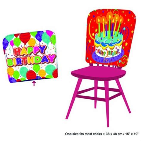 Happy Birthday Chair Cover 1 Fred Meyer