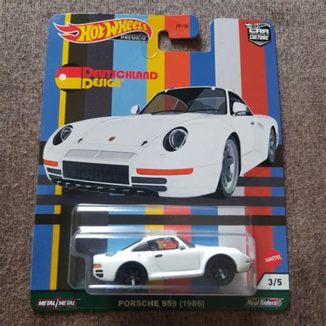 Hot Wheels Premium Porsche 959 1986 Car Culture Deutschland Design Shopee Malaysia