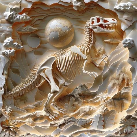 27000 Dinosaur Fossil Art Pictures