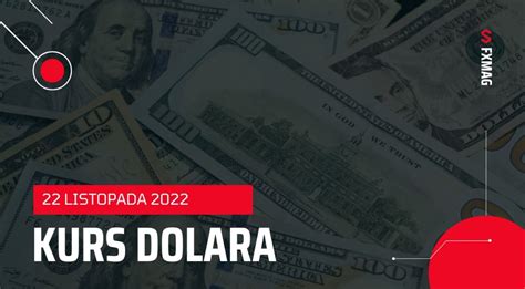 Kurs dolara prognozy na najbliższe dni ile kosztuje dolar 22 listopada