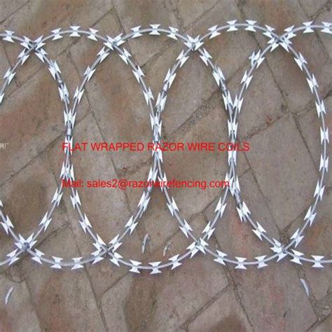 Flat Wrap Razor Wire Anping Ocean Wire Mesh Making Co Ltd Ecplaza Net