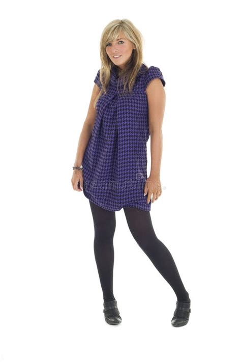 Pose Blonde De Fille Photo Stock Image Du Fille Beau