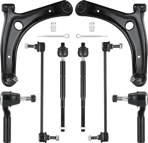 A Premium Pcs Front Suspension Kit Control Arms Ball Joints Sway Bars