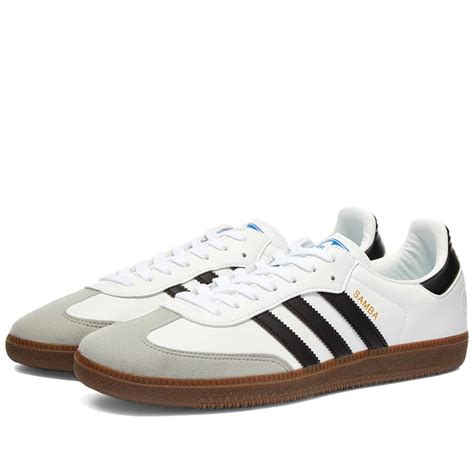 Adidas Samba Vegan White Core Black And Gum End Us