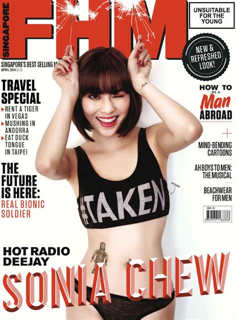Sonia Chew FHM Magazine (Singapore) April 2015 Issue – celebsla.com