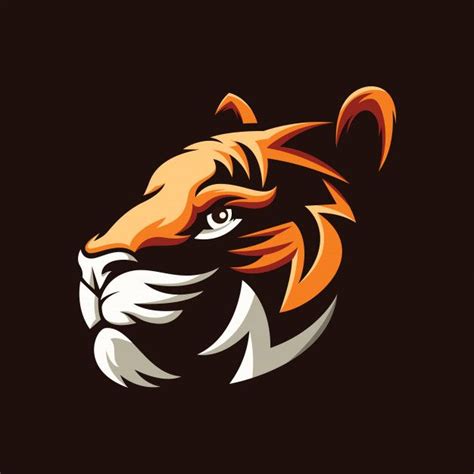 Premium Vector | Awesome tiger head illustration design | Dipinti ...
