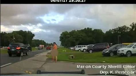 Video Naked Florida Man Arrested Damages Patrol Car
