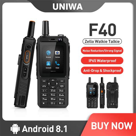 UNIWA-F40-Zello-Walkie-Talkie-4G-Mobile-Phone-4000mAh-Waterproof-Rugged ...