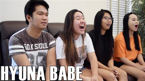 Hyuna 현아 Babe Reaction Video YouTube