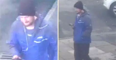 CCTV Images Show Man Wanted For Performing Sex Act In Front Of Woman Sat In Car Manchester
