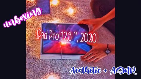 Unboxing IPAD PRO 2020 12 9 Aesthetic Accesories Stickers