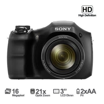 Compact Point & Shoot - Sony Cyber-shot DSC-H100/BC 16.1MP Point and ...
