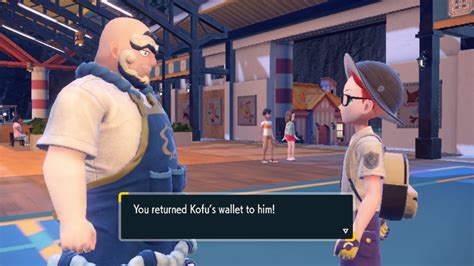 Where To Find Kofu To Give Him His Wallet In Pok Mon Scarlet And Violet