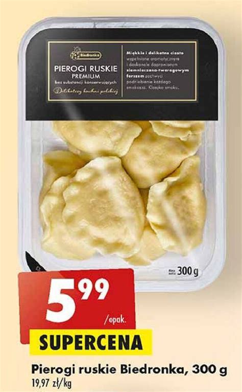 Promocja Pierogi Z Ruskie Premium Biedronka Biedronka