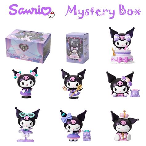 Pvc Sanrio Characters Kuromi Birthday Party Blind Box Action Figure