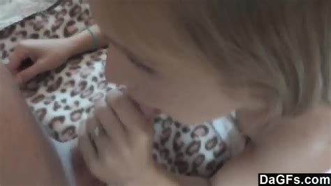 Blonde Babe Pleasing Herself And Her Man