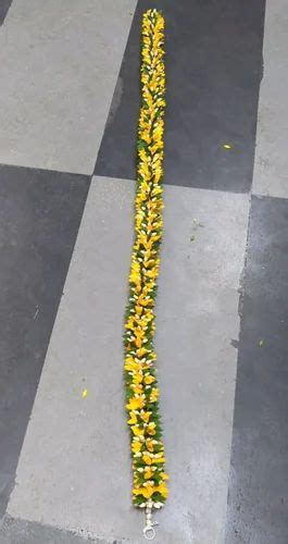 Feet Artificial Sakkara Flowers Garland At Rs Piece