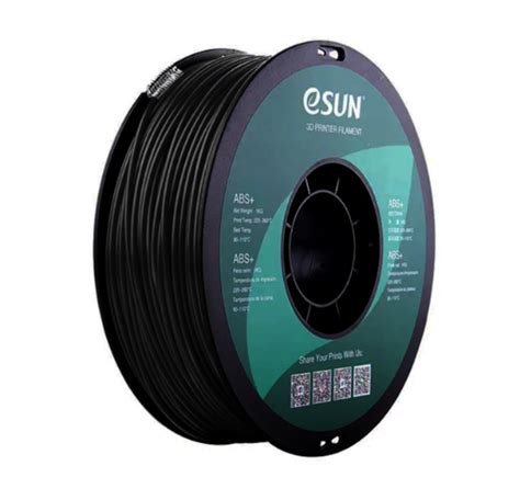 ESUN ABS Filament Siyah 1 75 Mm 1 Kg Rhino3D Printer