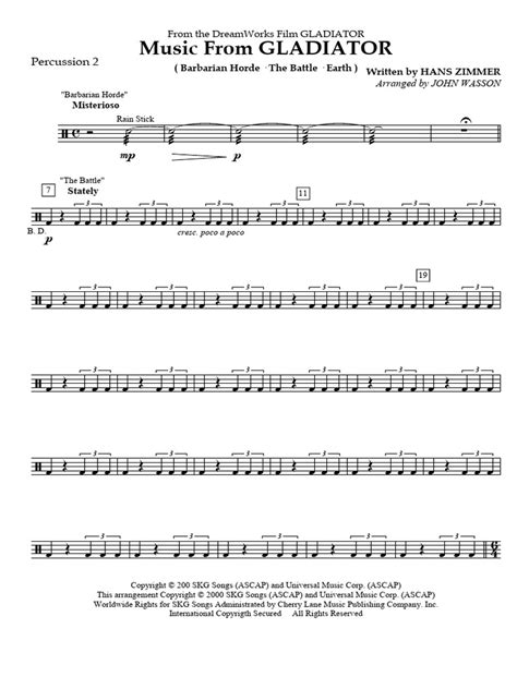 Percussion 2 | PDF