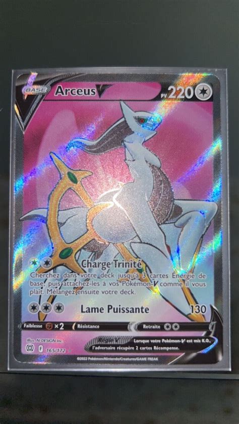 Carte Pokemon Arceus V Fa Eb Stars Tincelantes Neuf Fr Ebay