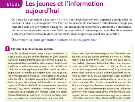 Thème 4 Les médias S informer un regard critique sur les sources