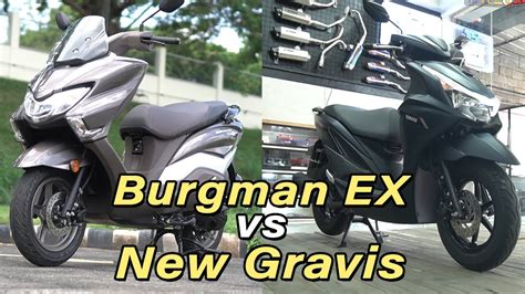 The New Mio Gravis Vs Burgman Ex Battle Of The Newest Cc Scooters