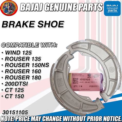 Wind Rouser Ns Dtsi Ct Brake Shoe